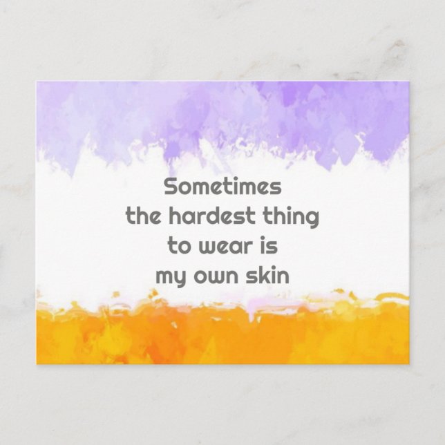 Cartão Postal Às vezes o banho mais difícil de vestir é o meu pr (Frente)