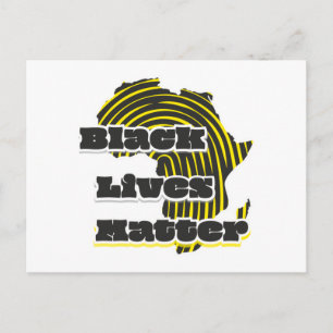 Cartão Postal As Vidas Negras Importam