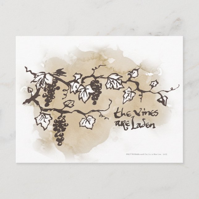 Cartão Postal As Vinhas Estão Em Carga (Frente)