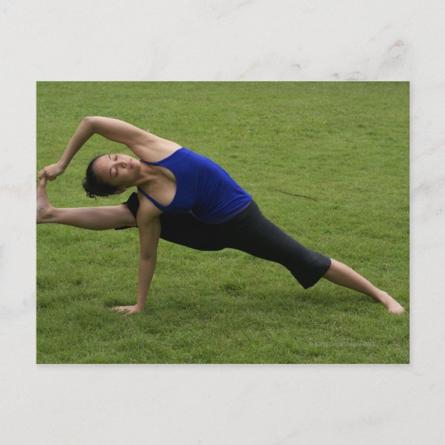 Cartão Postal Asana yoga (Frente)