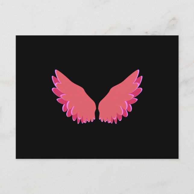 Cartão Postal Asas de Anjo (Frente)