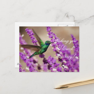 Cartão Postal Asas de Fé a Espumante Violeta Violeta