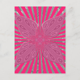 Cartão Postal Asas de Sangue Elétricas: Um Vividly Edgy e Belo