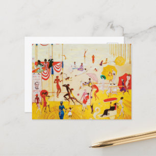 Cartão Postal Asbury Park South por Florine Stettheimer
