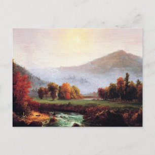 Cartão Postal Ascensão da manhã em Plymouth, NH, belas artes, Th