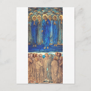Cartão Postal Ascensão de Cristo por Edward Burne Jones