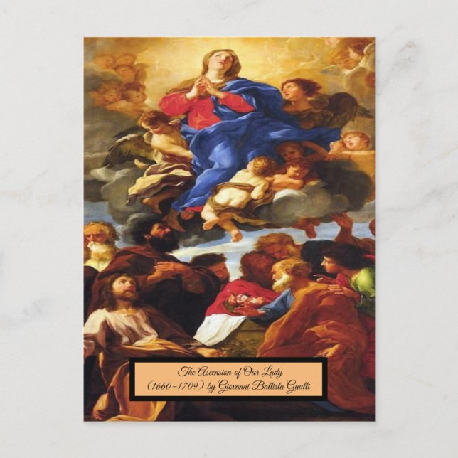 Cartão Postal Ascensão de Nossa Senhora (Frente)
