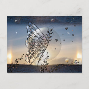 Cartão Postal Ascensão para a Borboleta das Estrelas!