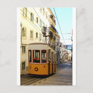 Cartão Postal Ascensor da Bica, Lisboa, Portugal