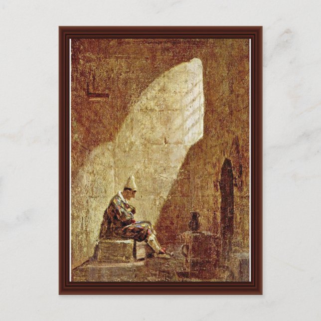 Cartão Postal Ash Quarta-Feira, Por Spitzweg Carl (Frente)