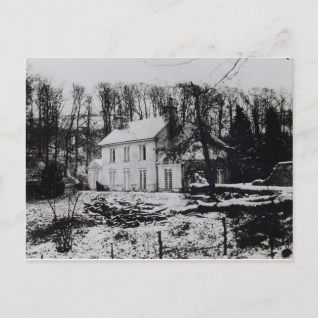 Cartão Postal Asham House perto de Beddingham, em East Sussex (Frente)