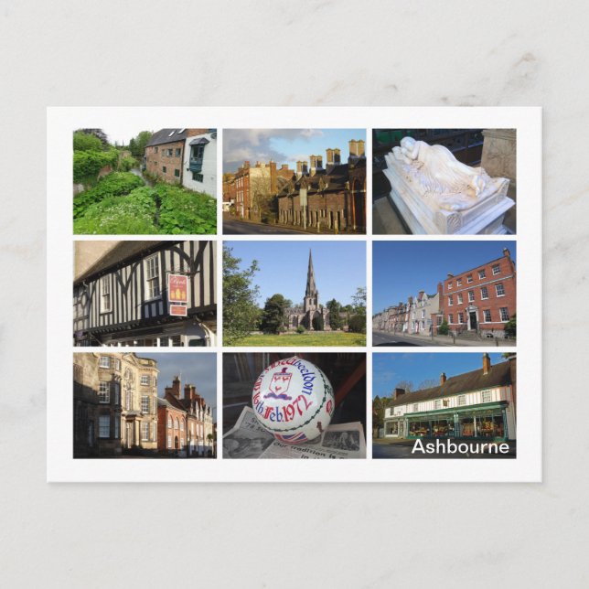 Cartão Postal Ashbourne (Frente)