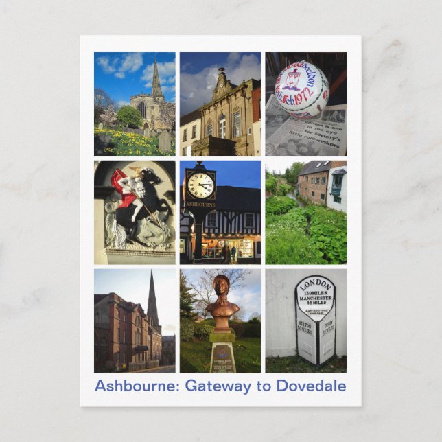 Cartão Postal Ashbourne (Frente)