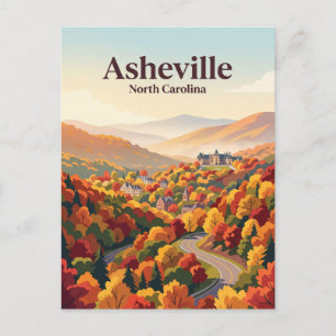 Cartão Postal Asheville Carolina do Norte EUA