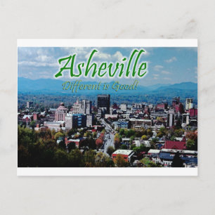 Cartão Postal Asheville... diferente é bom!
