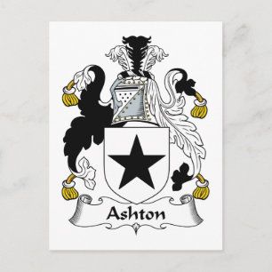 Cartão Postal Ashton Family Crest