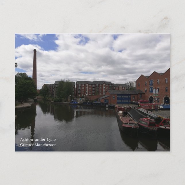 Cartão Postal Ashton-under-Lyne (Frente)
