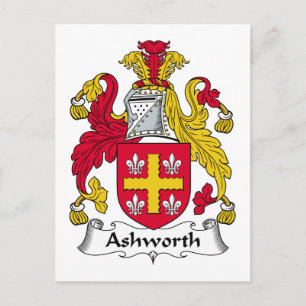 Cartão Postal Ashworth Family Crest