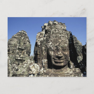 Cartão Postal Ásia, Camboja, Siem Reap, Angkor Thom (b) Atrasad