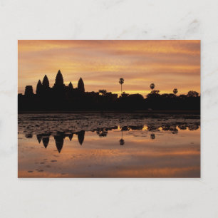 Cartão Postal Ásia, Camboja, Siem Reap, Angkor Wat (século XII