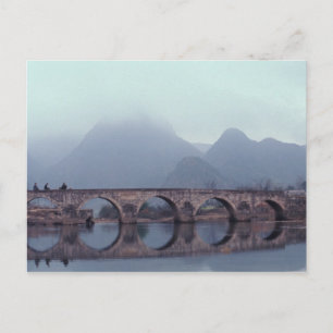 Cartão Postal Ásia, China, Guizhou, Anshuichang. Antiga