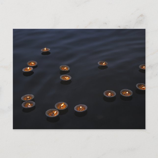 Cartão Postal Ásia, Índia, região de Varanasi. Ofertas no (Frente)