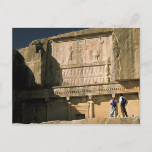 Cartão Postal Ásia, Irã, Persepolis.Tumba de Dario, o Grande.