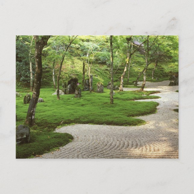 Cartão Postal Ásia, Japão, Fukuoka, Dazaifu, Templo de Komyoji (Frente)