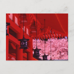 Cartão Postal Ásia, Japão, Quioto, santuário de Heian em prim