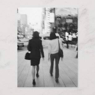 Cartão Postal Ásia, Japão, Tóquio. Mulheres jovens no Ginza.