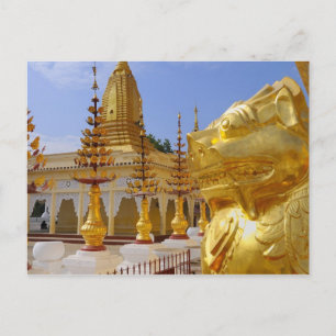 Cartão Postal Ásia, Mianmar (Birmânia), Bagan (Pagan). O Shwe 6