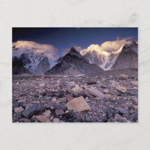 Cartão Postal Ásia, Paquistão, Karakoram Range, Amplo e