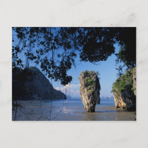 Cartão Postal Ásia, Tailândia, Ao Phangnga NP, litoral, Karst