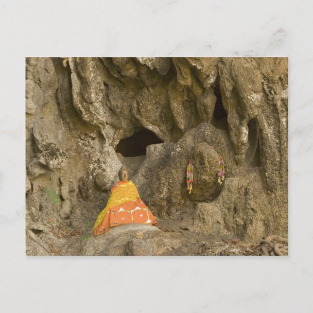 Cartão Postal Ásia, Tailândia, Mae Hong Son, imagens de Buda (Frente)