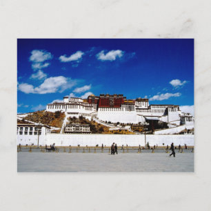 Cartão Postal Ásia, Tibete, Lhasa, Palácio de Potala. UNECSO