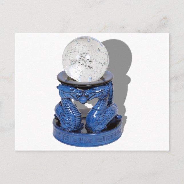 Cartão Postal AsianDragonCrystalBall062210Shadow (Frente)