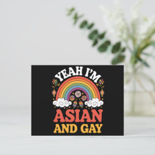 Cartão Postal Asiático e Gay Queer Asiático Chinês Coreano Japon