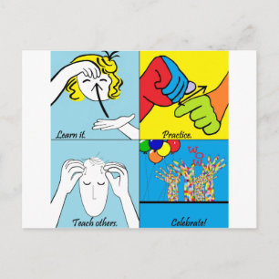 Cartão Postal ASL - Quatro etapas para o sucesso