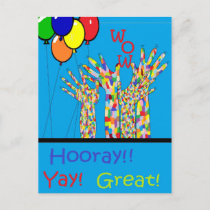 Cartão Postal ASL Yay