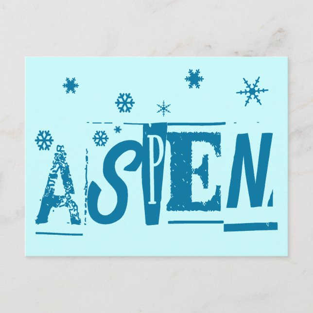 CARTÃO POSTAL ASPEN (Frente)