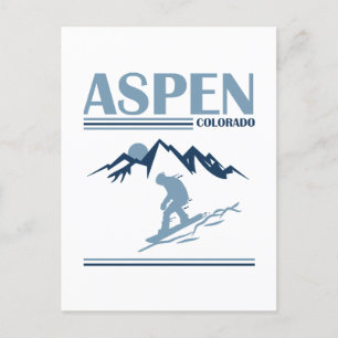 Cartão Postal Aspen Colorado - estância de esqui