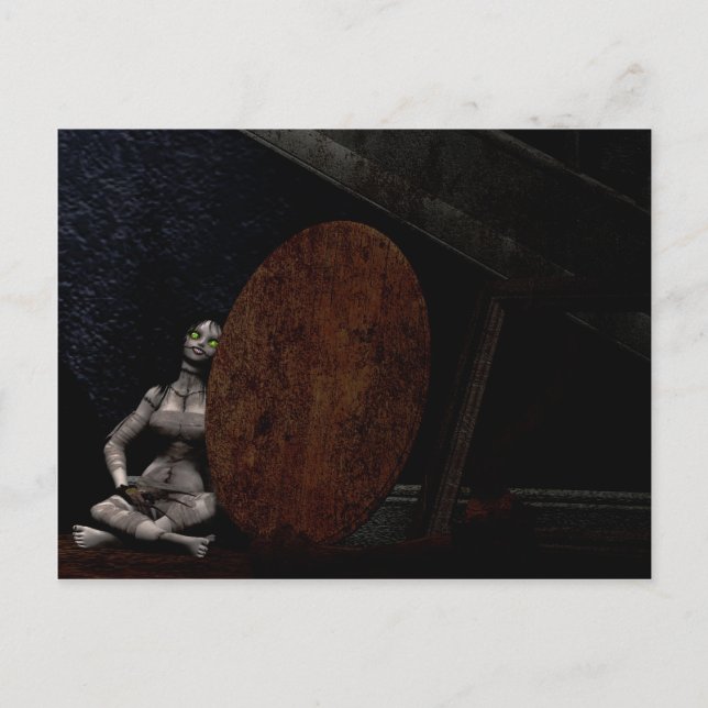 Cartão Postal Áspero e abandonado (Frente)