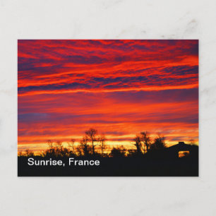 Cartão Postal Assalto do sol na França