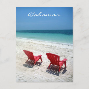 Cartão Postal assentos de bahama