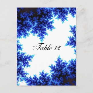 Cartão Postal Assentos de Mesa com Tema de Inverno