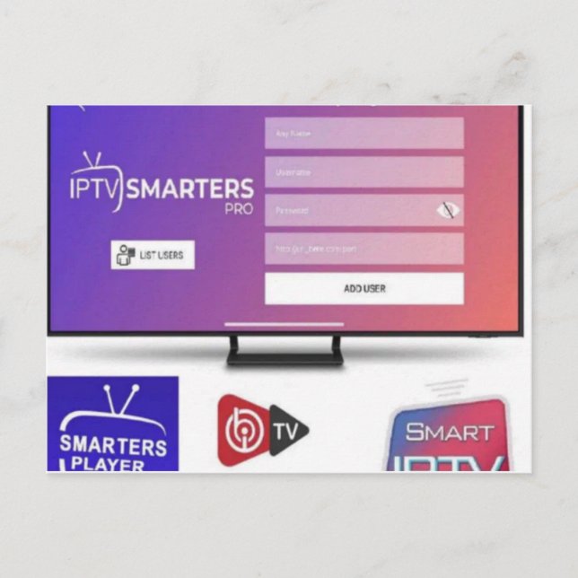 Cartão Postal Assinatura IPTV por 12 meses (Frente)