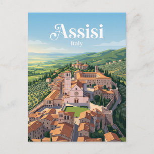 Cartão Postal Assisi, Itália