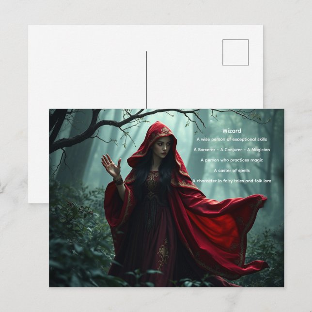 Cartão Postal Assistente (Frente/Verso)