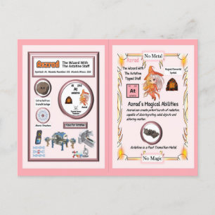 Cartão Postal Assistente Aszrad - Elemento Astatine