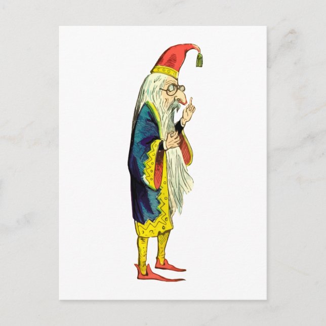 Cartão Postal Assistente com bordas (Frente)